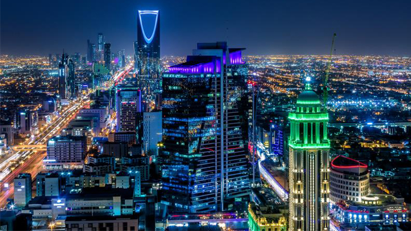 Riyadh city at night