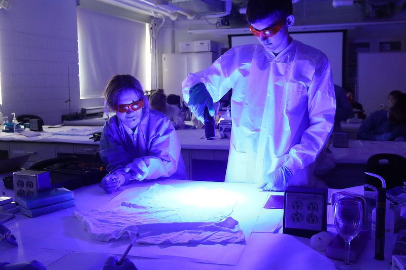 Students in lab