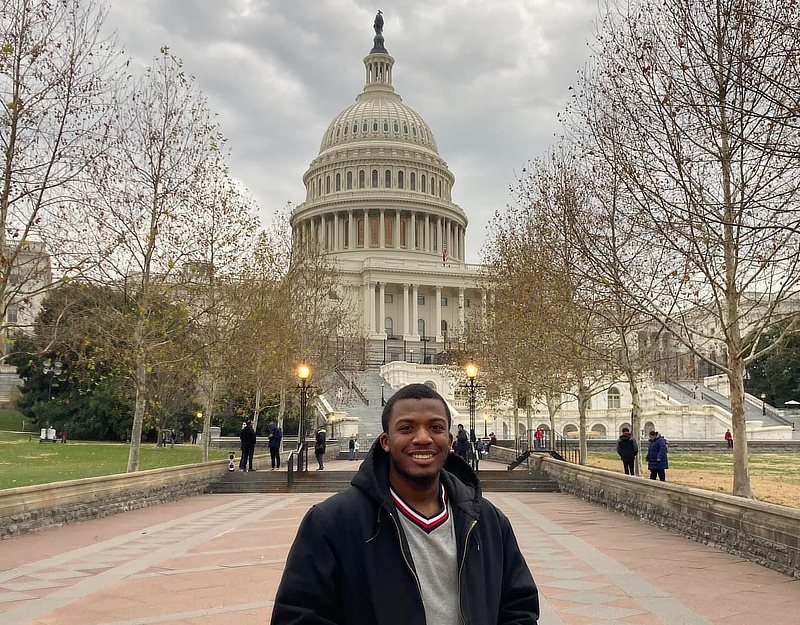 Jordan Harris ’21 in Washington, D.C.