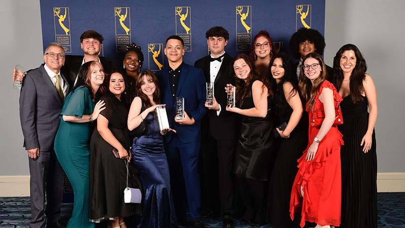 University of New Haven students won six student production awards and three honorable mentions across categories such as directing, editing, cinematography, and sound.