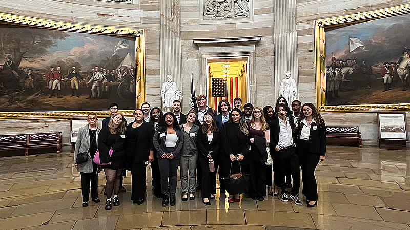 University of New Haven's Model UN team in Washington D.C.