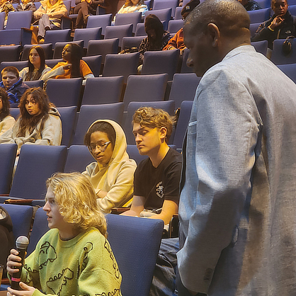 Student asking question