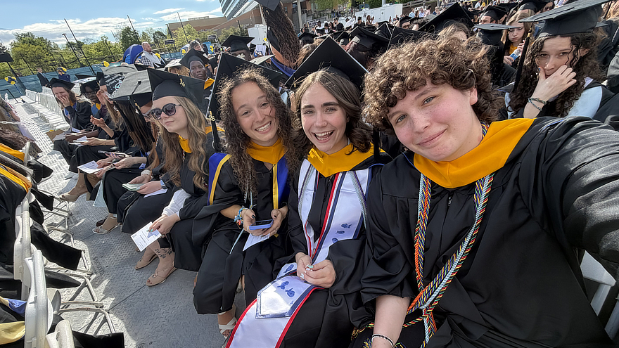 Giavanna A. Cucarese at commencement