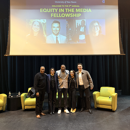 Panelists on stage