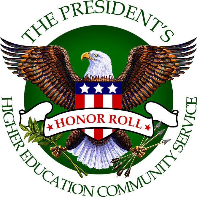 President's Higher Education Community Service logo