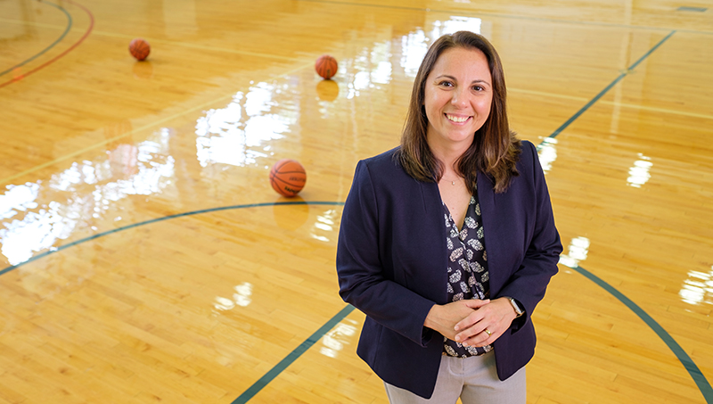 Ceyda Mumcu, Ph.D., an associate professor and chair of sport management at the University.