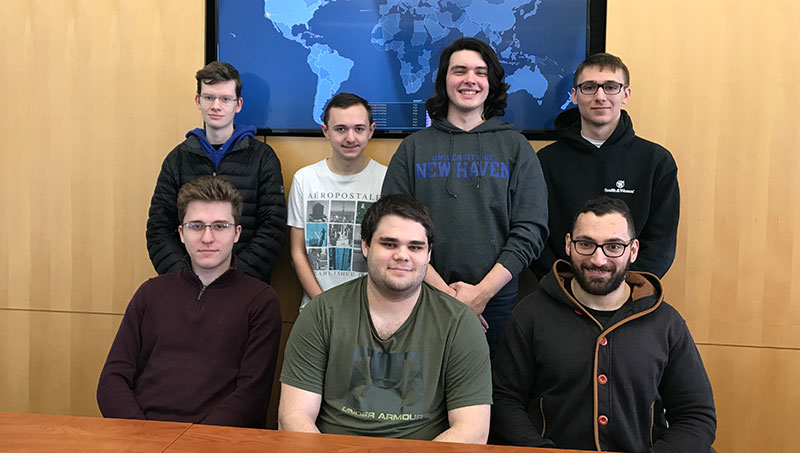 Image of University's hacking team.