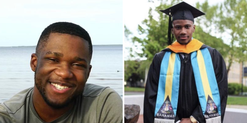 Raymond Rolle '22 and Kenu Adderley '20, '21