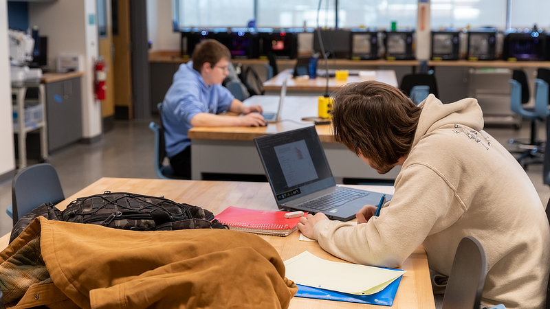 Students Working