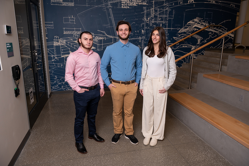 Semih Akyuz, Tyler Pendleton, and Angela Mercaldi