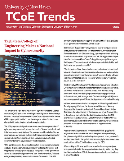 Fall 2019 newsletter thumbnail