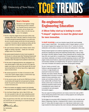 Spring 2014 newsletter thumbnail