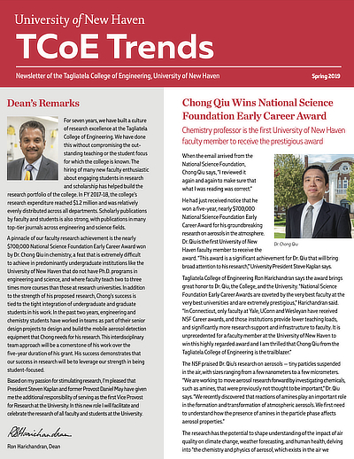 Spring 2019 newsletter thumbnail