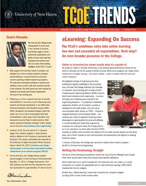 Summer 2015 newsletter thumbnail
