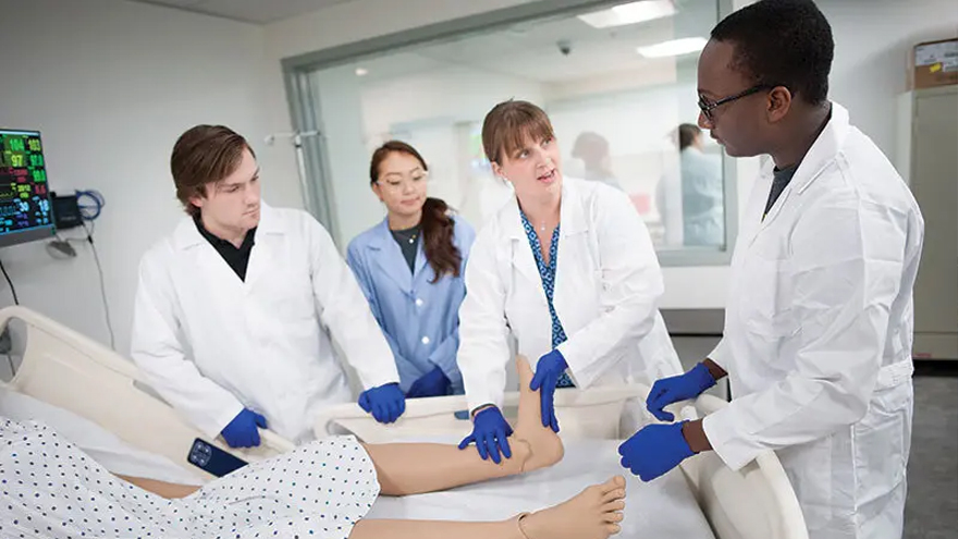 A medical simulation at One Care Lane