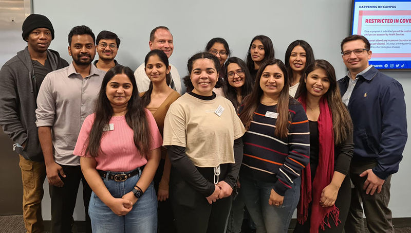 Members of the University’s Campus Health Ambassador Team have been committed to keeping the University community safe.