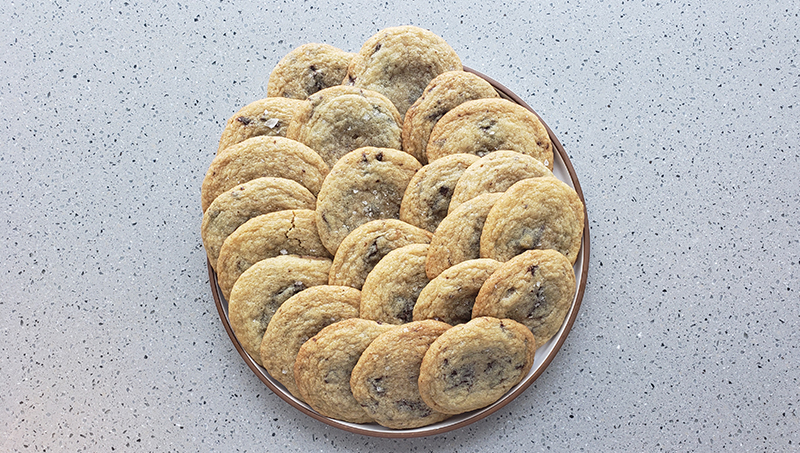 Beatrice Glaviano ’26 looks forward to some delicious cookies.