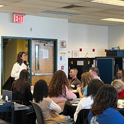 Moushume Chowdhury shared some remarks following a case study exercise.