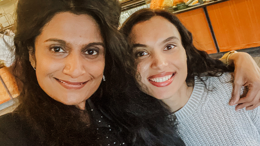 Pavani Rangachari, Ph.D., and Alisha Thapa ’24 MPH