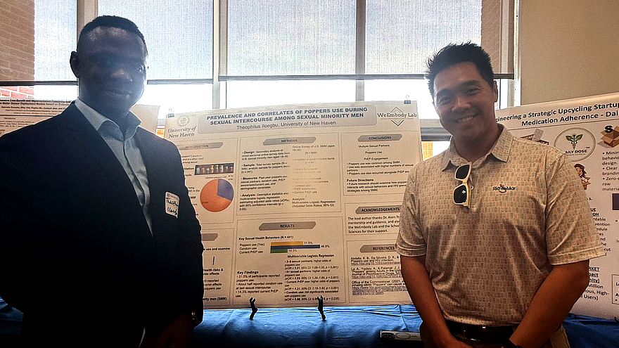 Theophilus Iloegbu ’26 MPH and Alvin Tran, ScD, MPH