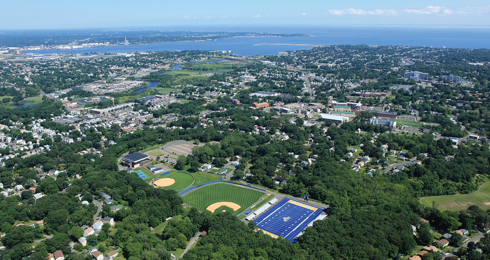 Campus aerial view