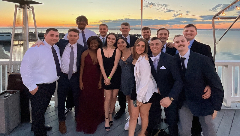 LLC members at the Fire Science Club Banquet in April 2022.