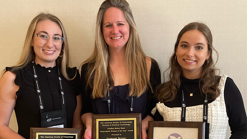 Criminal Justice Department Well Represented at American Society of Criminology Conference