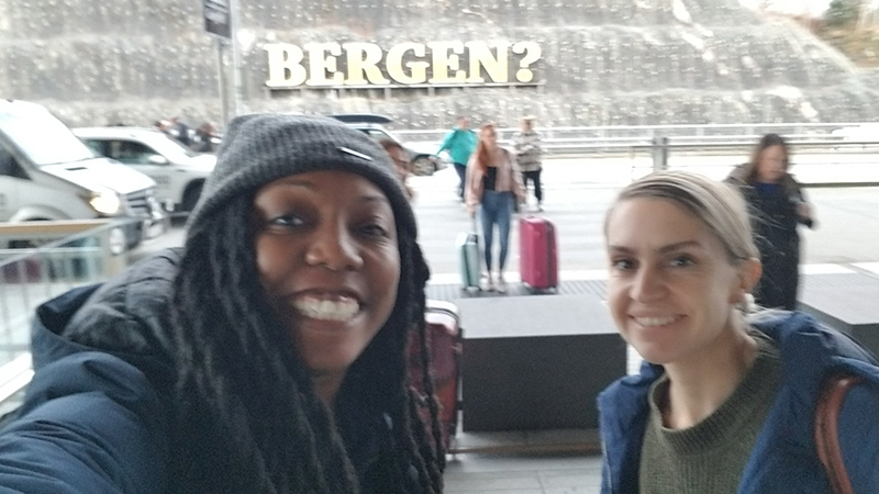 Danielle Cooper, Ph.D., CPP (left) and Brittany LaMarr.