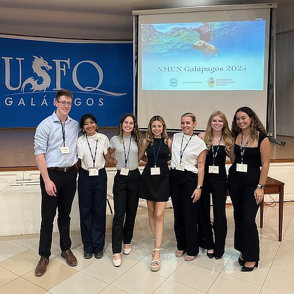 University of New Haven Model UN team at NMUN Galápagos
