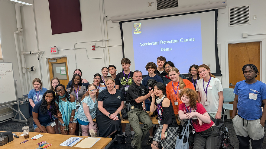 Students learned from alumni, Connecticut State Police, and the New Haven Police Department.