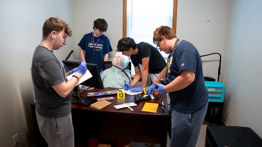 High school students got a first-hand look at what it would be like as a crime scene investigator during the annual Crime Scene Investigation Academy.