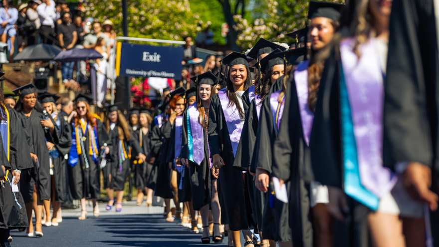 The University awarded more than 1,100 degrees during its undergraduate commencement