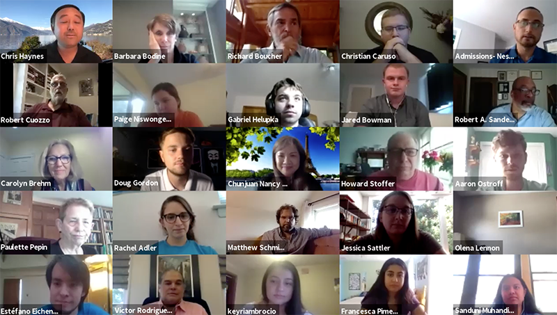 Online speaker series presentation