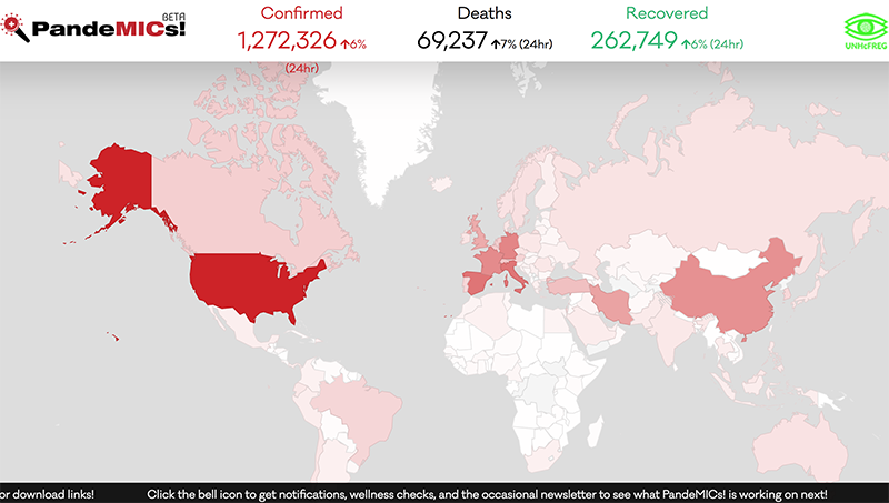 Pandemics website