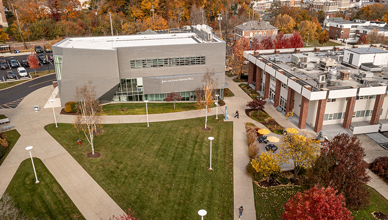 Gehring Hall at the University of New Haven.