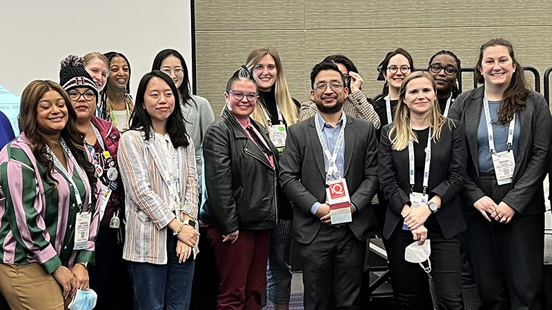Students attended an annual conference hosted by the American Public Health Association.