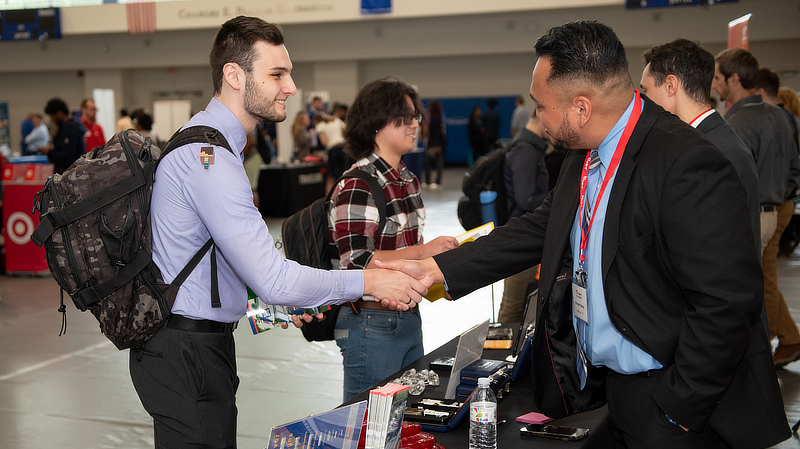 Students at Career Fair