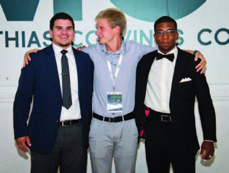Kevin Rivas, Mikhail Anuchkin (Russia), Ramon Brown (Tufts University)