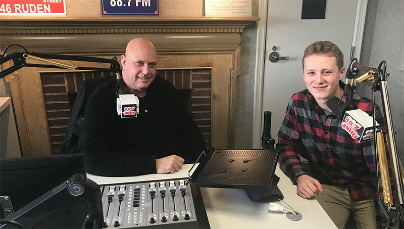 Image of Gabe Kautzner and Nelson VanDenburgh ’19
