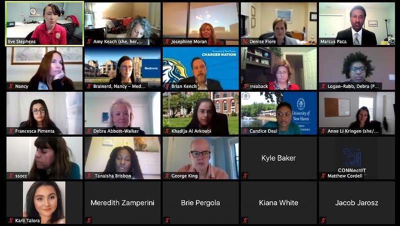 Image of Women's leadership council zoom event.