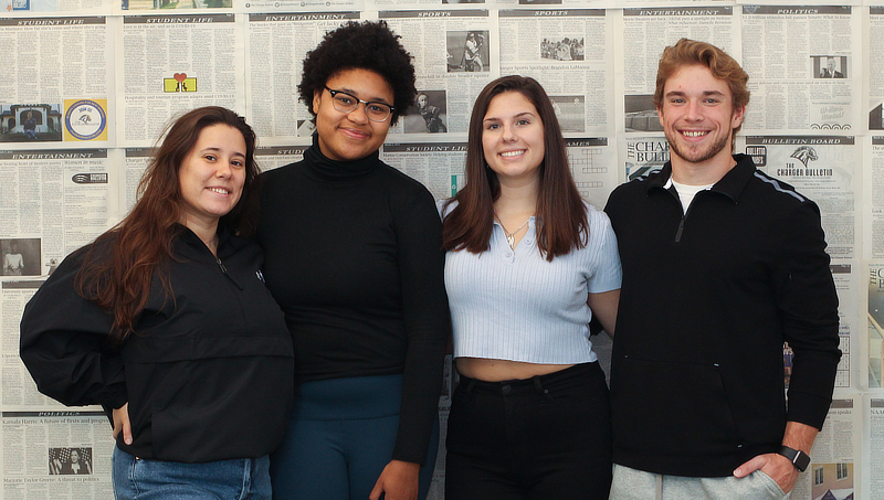 Victoria Cagley /U+0026#x27;22, Tiara Starks /U+0026#x27;22, Kayla Mutchler /U+0026#x27;22, and Joseph Klaus /U+0026#x27;23.