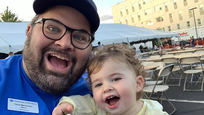 Steve Macchiarolo and his daughter Natalie