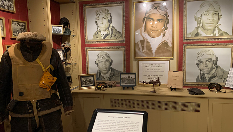 The museum/U+0026#x27;s Tuskegee airmen exhibit.