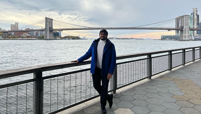 Image of Sharath Raj ’22 M.S. in New York