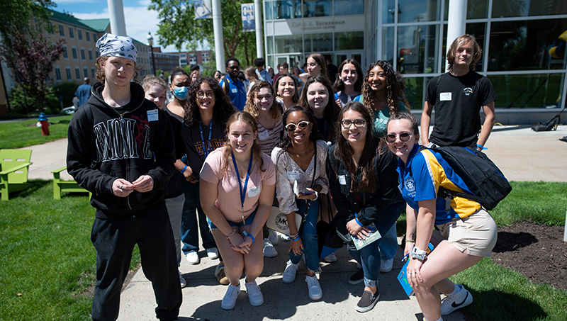 Orientation and transition leaders welcomed new students to the University community.