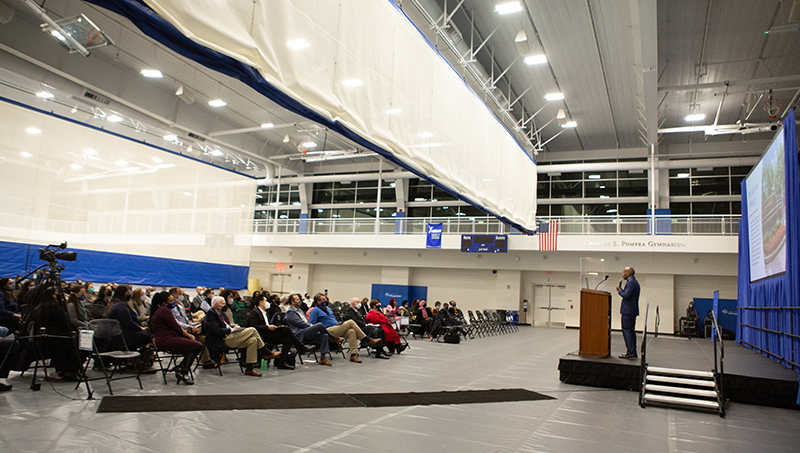 Dr. Yohuru Williams delivered the keynote address as part of the culminating event of the University’s weeklong MLK Celebration.