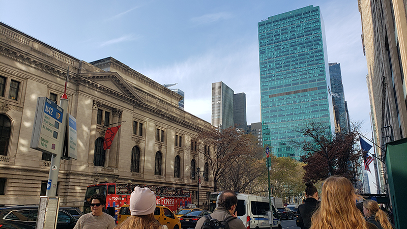 Beatrice Glaviano ’26 enjoys trips to New York.
