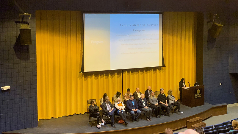 Faculty memorial service