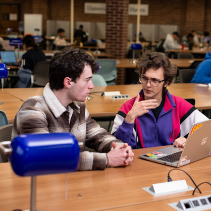 Peer and professional tutors at the CLR work with students across all majors and academic levels.