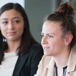 Students discussing